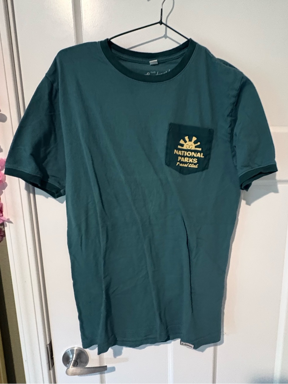 National Parks Pocket T‑Shirt for women / unisex- Teal